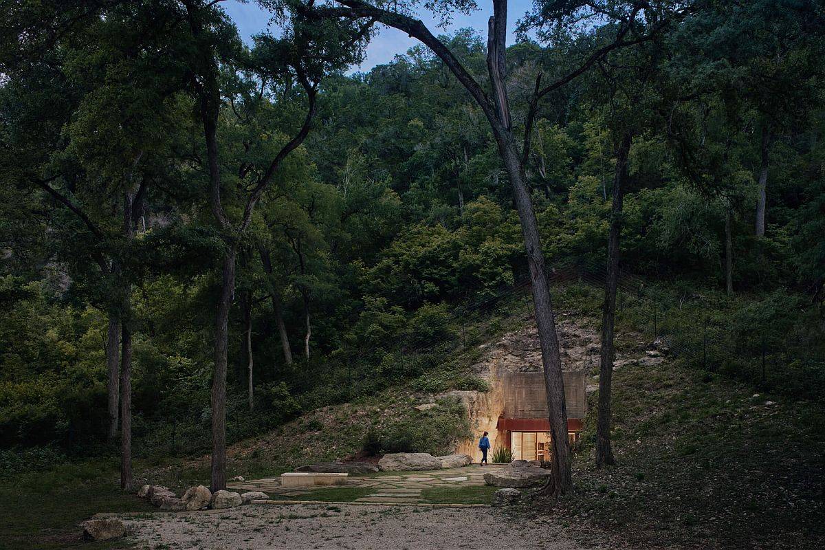 Amazing Private Wine Cave Carved into Limestone Hillside: Concealed Luxury