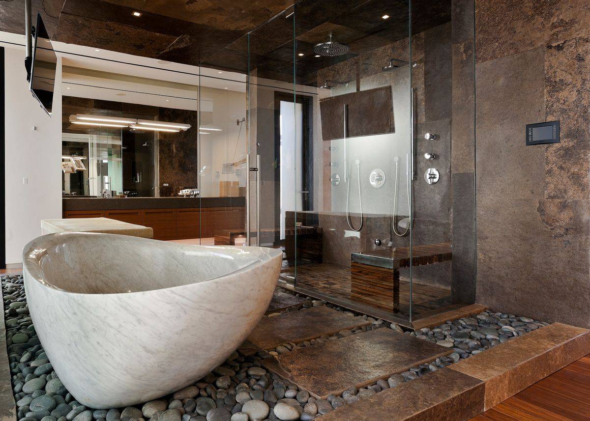 Beautiful-use-of-pebble-stones-in-the-bathroom-gives-it-a-much-more-relaxing-natural-vibe-69747