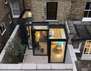 Box-Style Glass Enclosures Extend a Victorian Terraced House in South London