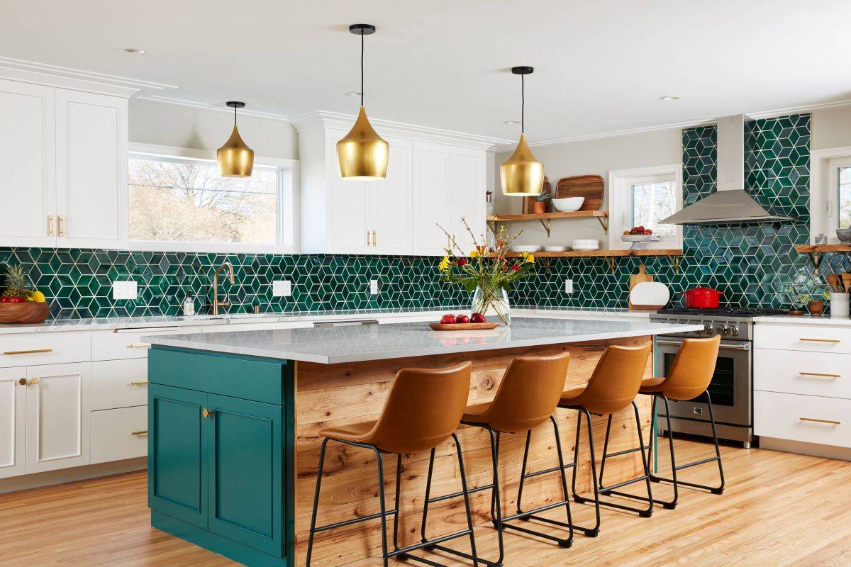 30 Colorful Kitchen Ideas That Really Inspire - Shelterness