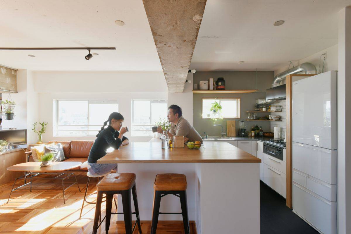 Open plan living spaces have dramatically altered kitchen aesthetics