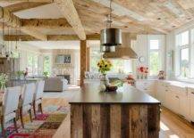 Pendants-bring-metallic-sparkle-to-this-farmhouse-kitchen-in-wood-11066-217x155
