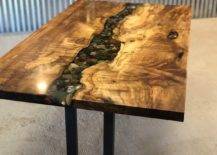 Unique-Live-edge-Maple-dining-table-filled-with-shells-and-rock-and-covered-with-epoxy-resin-60407-217x155