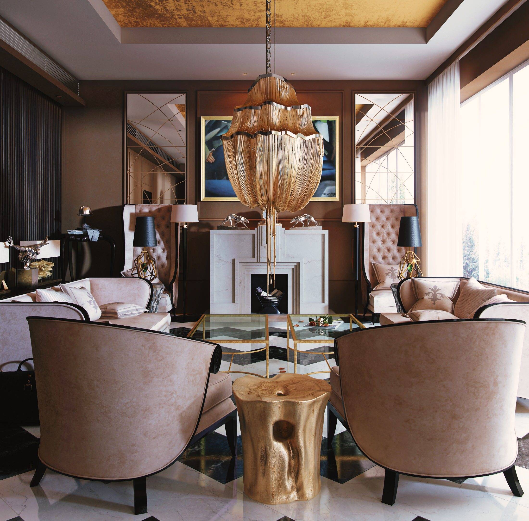 Recognizable art deco features (from Houzz)