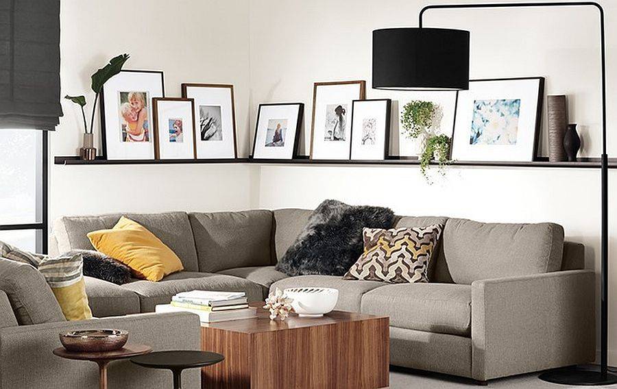 Get creative with the gallery wall design in your home