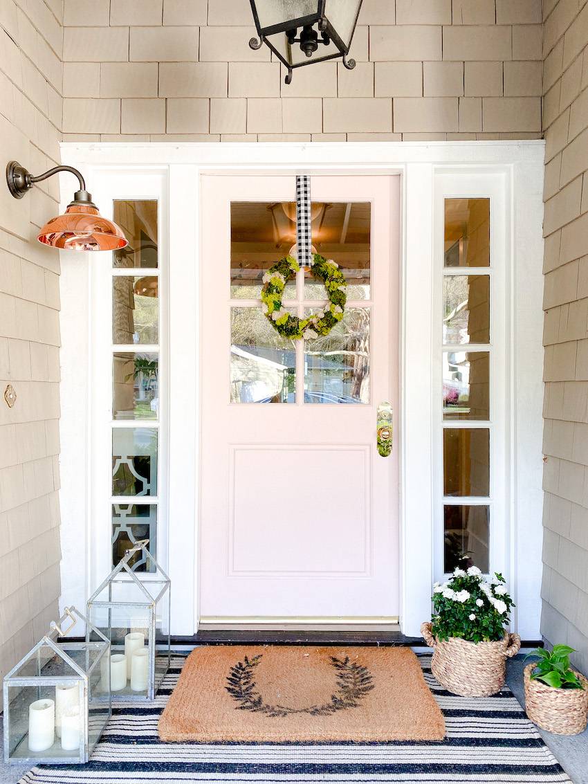 Blush front door (from Modern Glam)