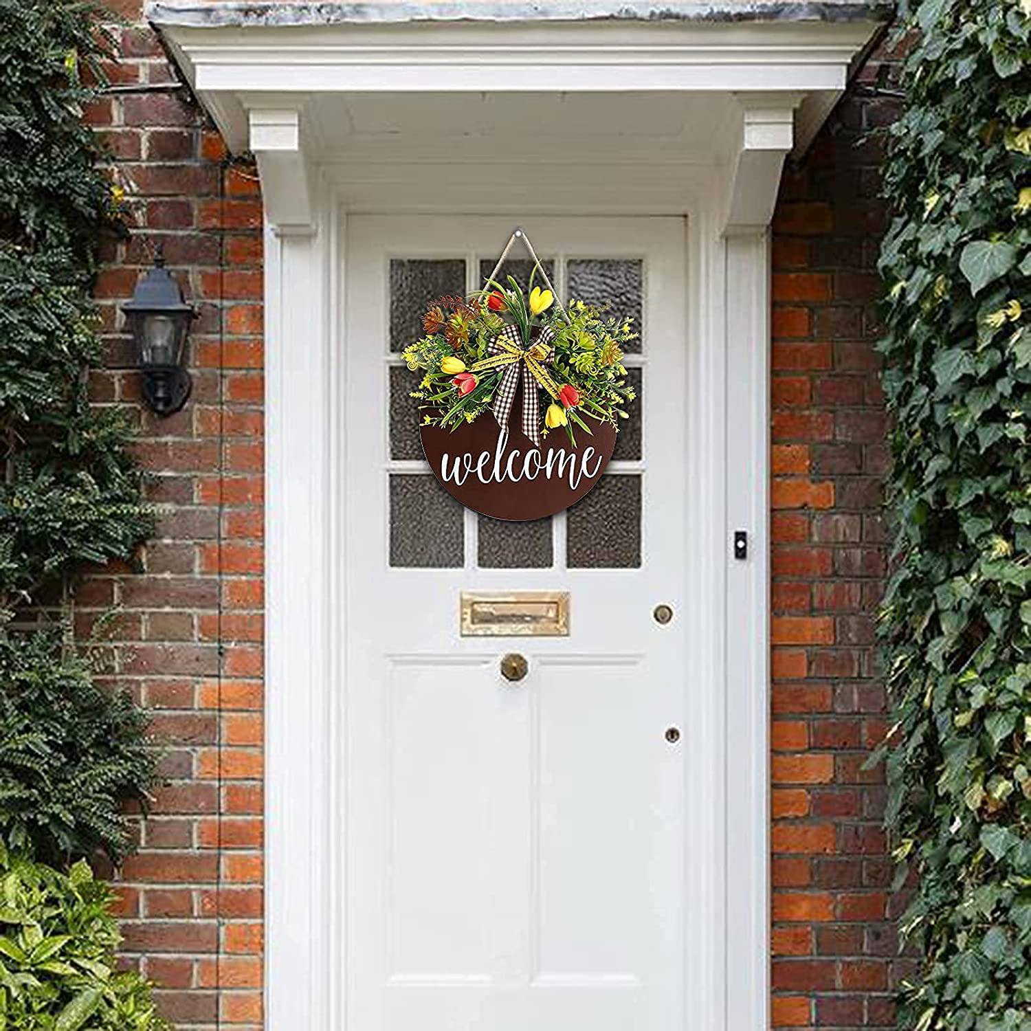 welcome-sign-for-front-door-wall-decor-round-wood-sign-hanging-welcome-sign-for-farmhouse-porch-spring-hello-sign-front-door-decoration-brownboard-welcome-37333