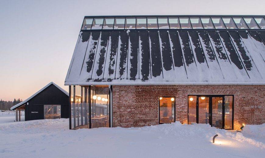 Rustic-Industrial Architecture Revives this 500-Hectare Lithuanian Farmland