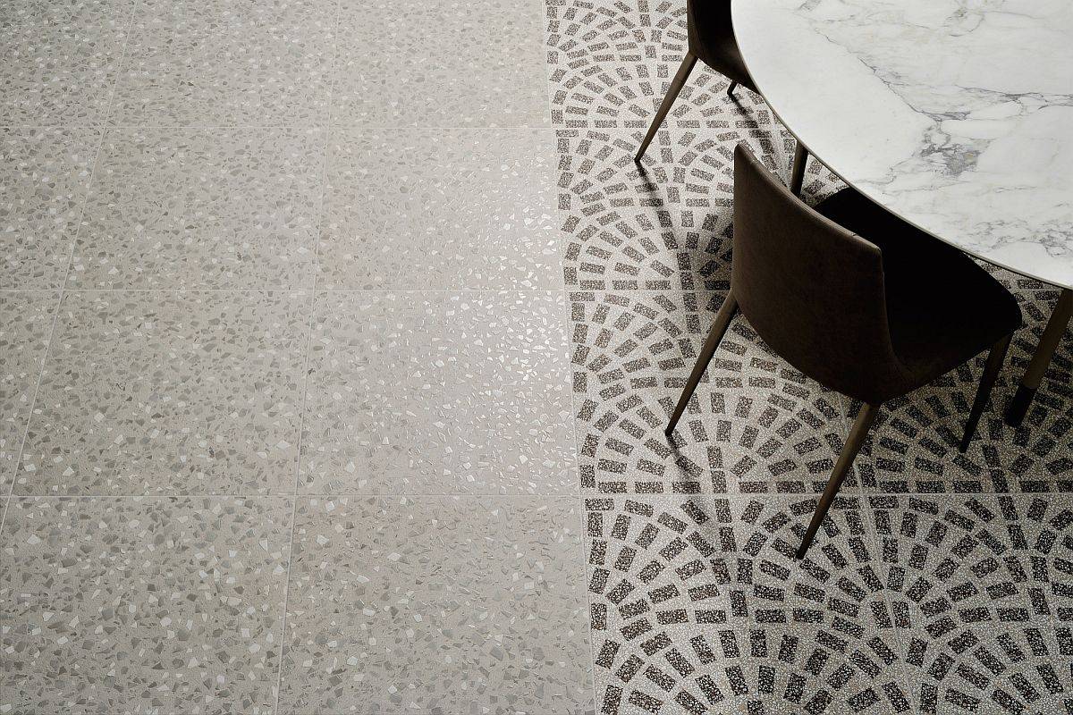 Contemporary-gray-terrazzo-tile-for-the-modern-dining-room-46702