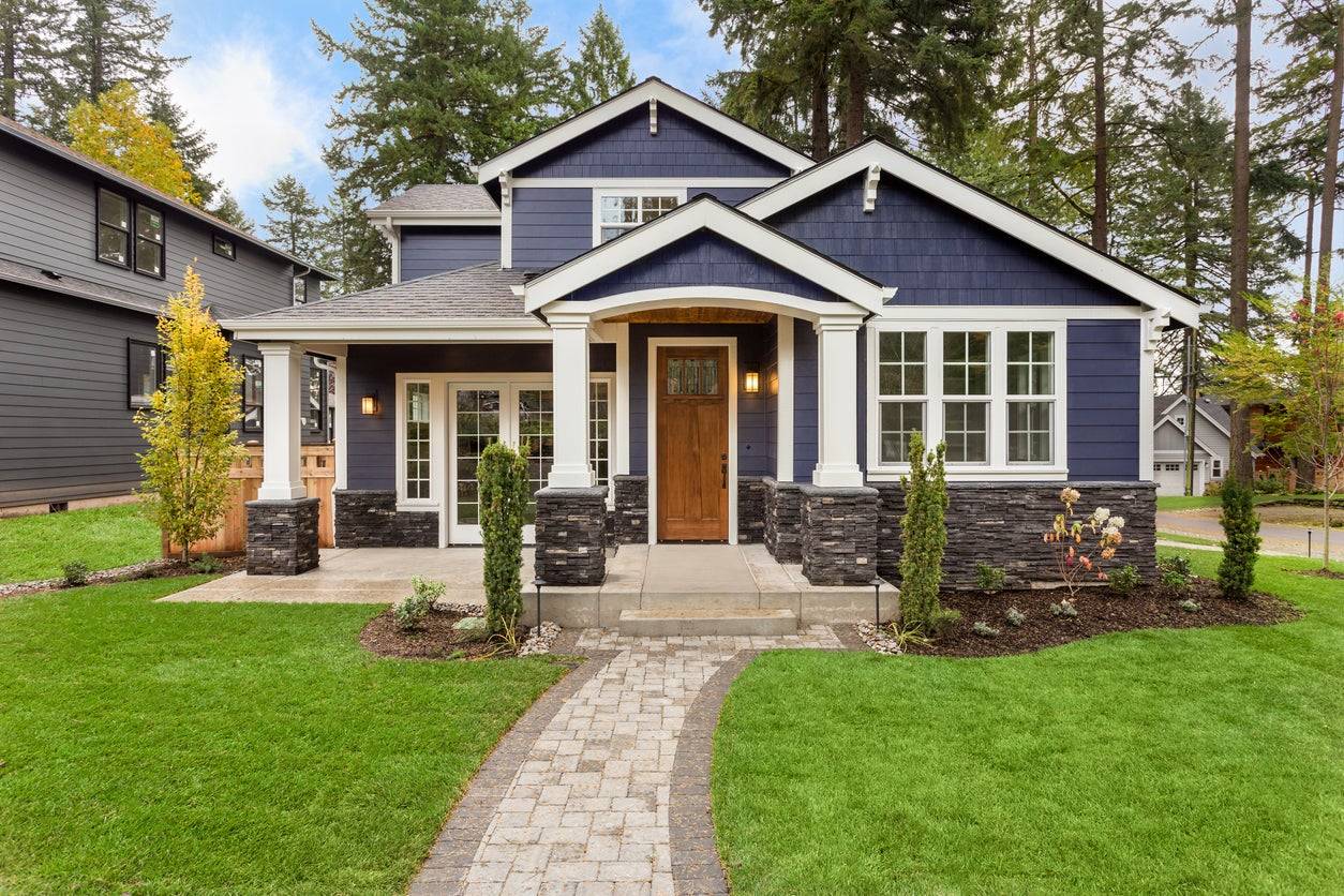 Dark blue house exterior (from Bobvila)