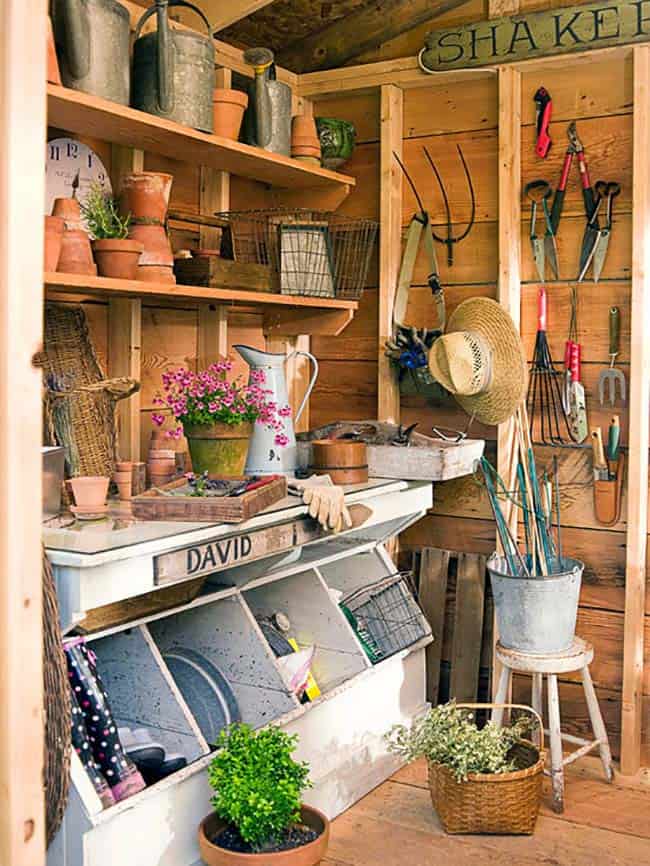 Sturdy shelving for displaying and storage (from One Kind Design)