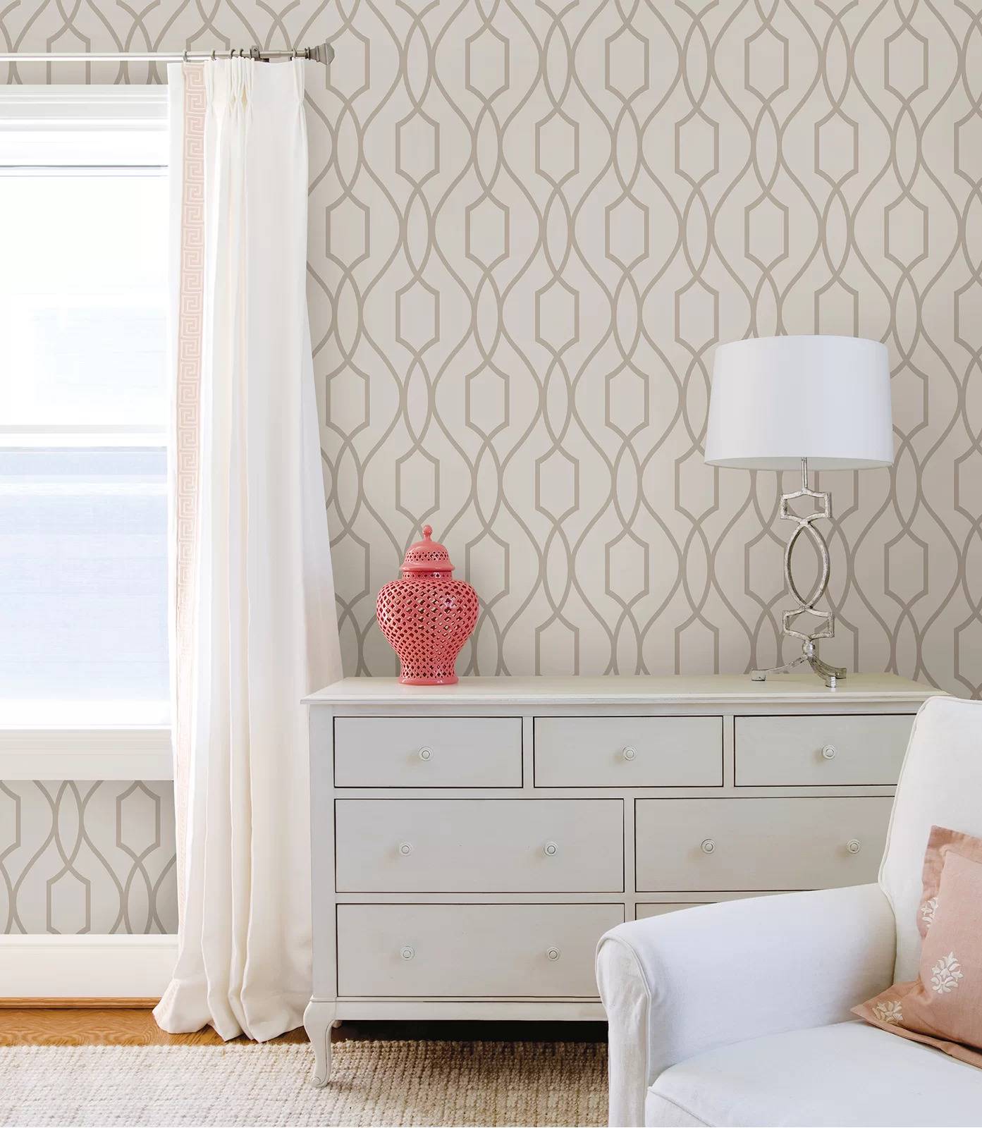 Traditional wallpaper design from Wayfair