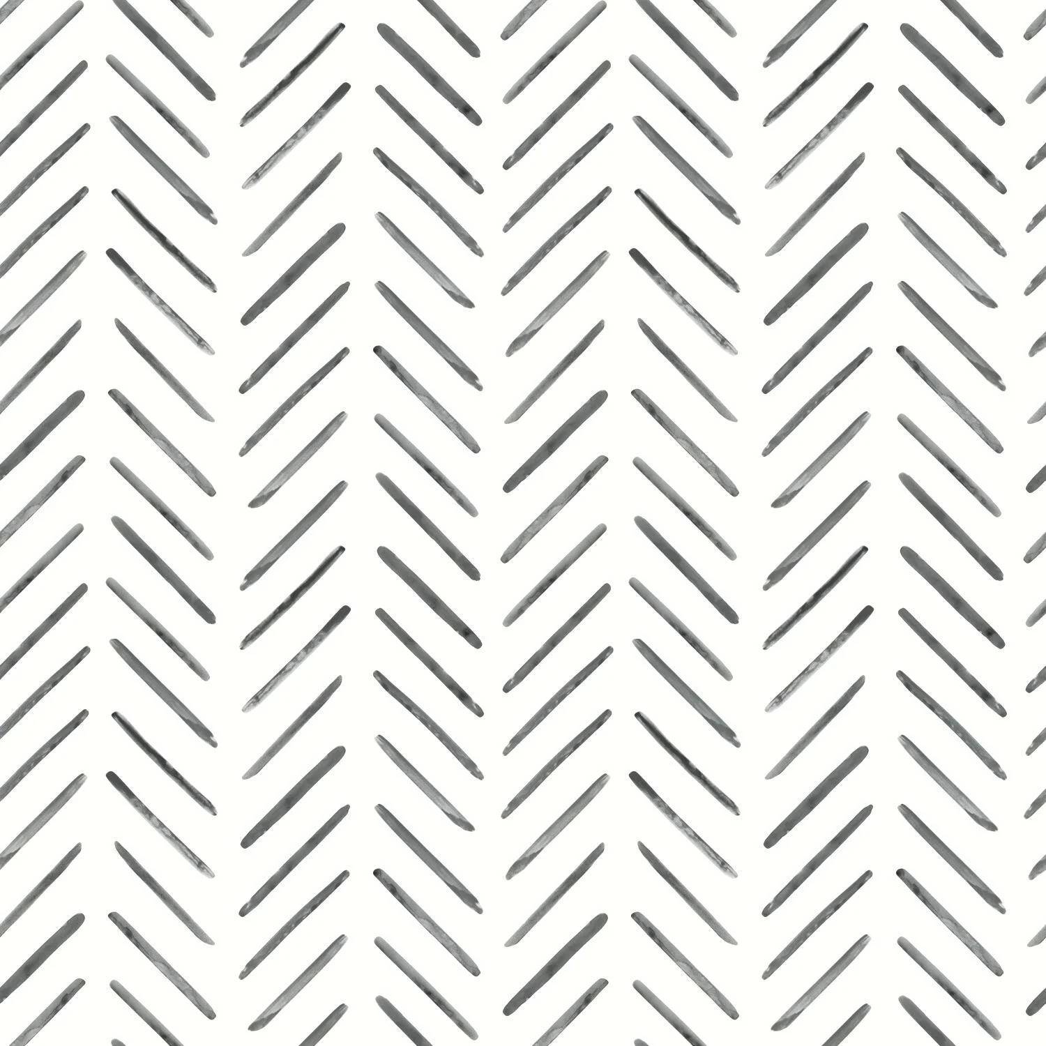 Herringbone pattern wallpaper from Wayfair