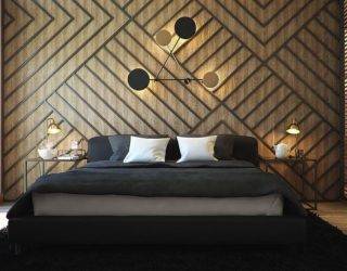 Pattern Craze: Geometric Accent Wall Ideas for the Bedroom