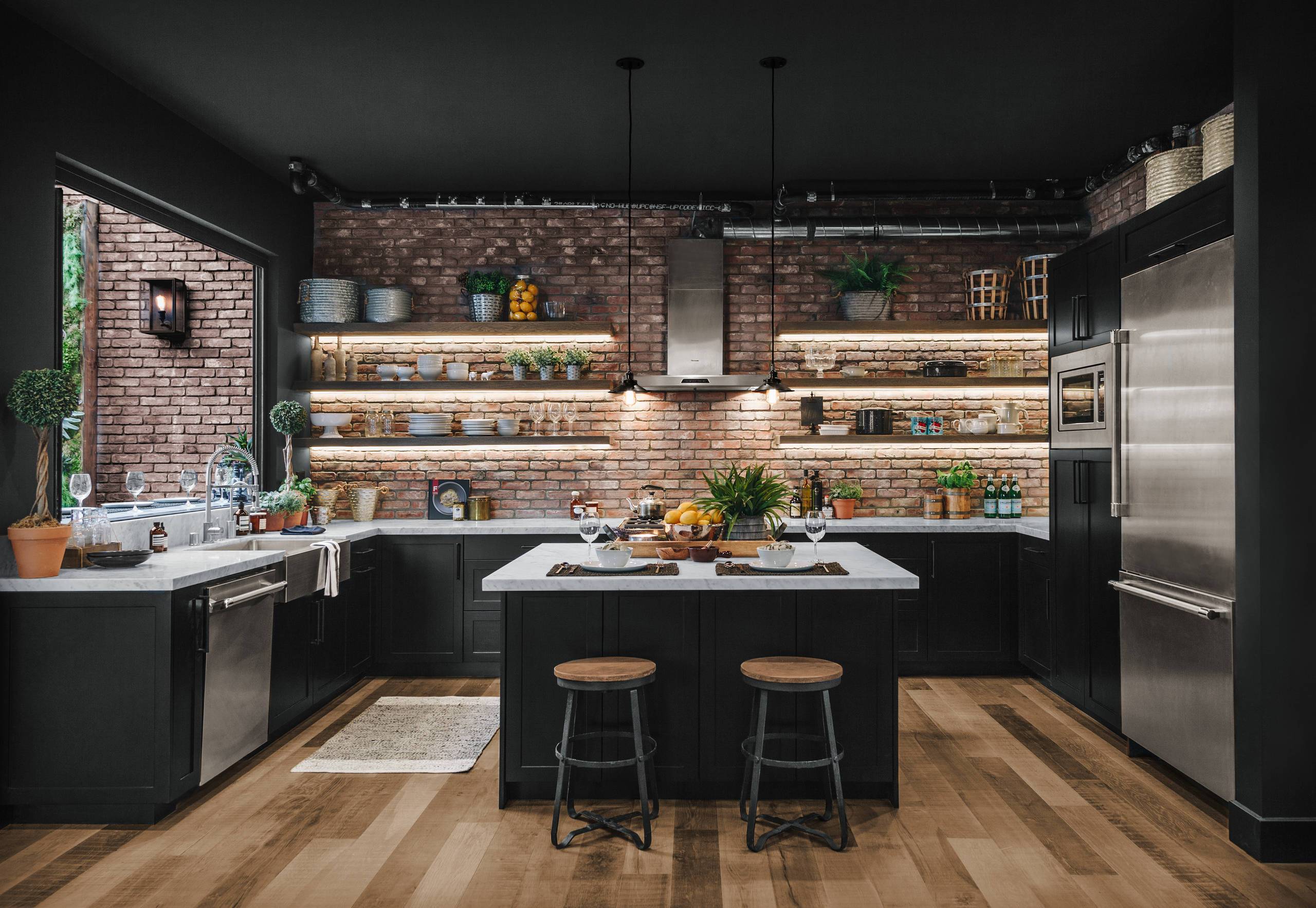 Industrial and rustic style (from Houzz)