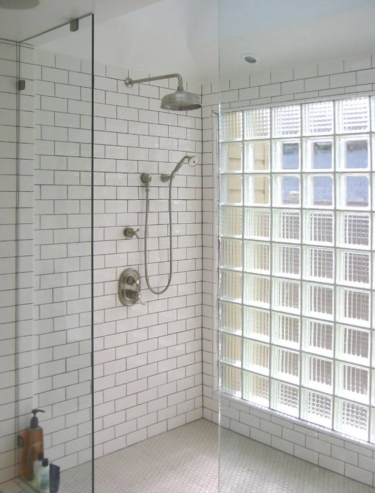 Modern shower design (from Houzz)