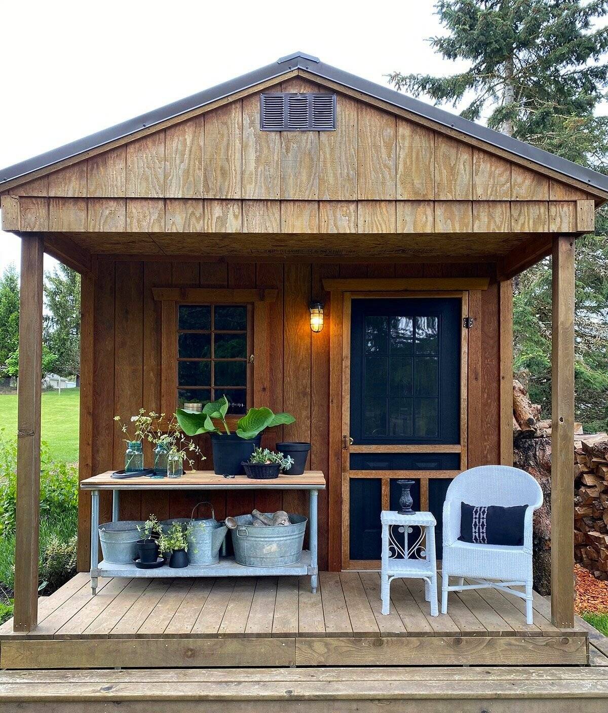 Add seating area to enjoy your garden (from Made on 23rd)