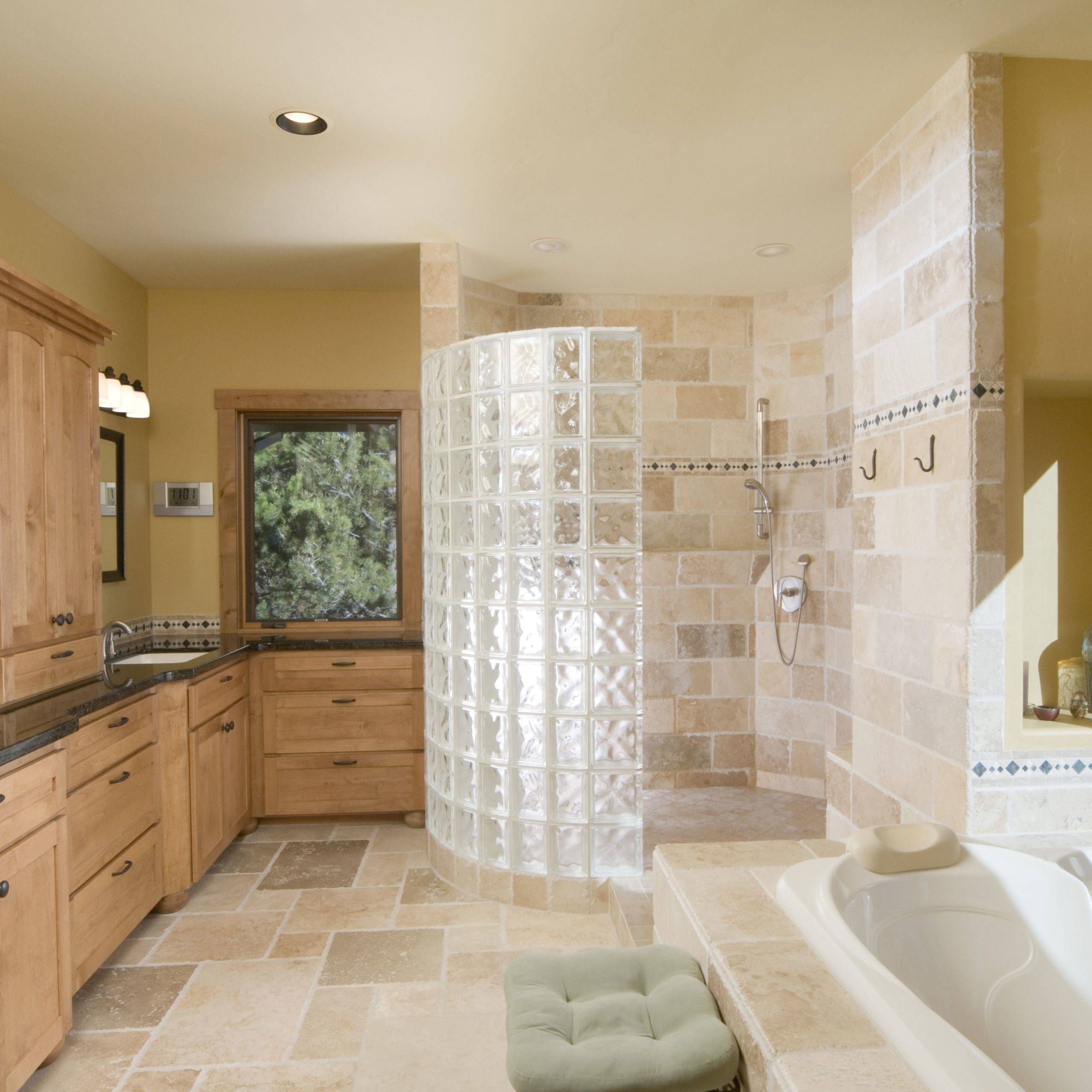 Modern and elegant shower (from The Spruce)