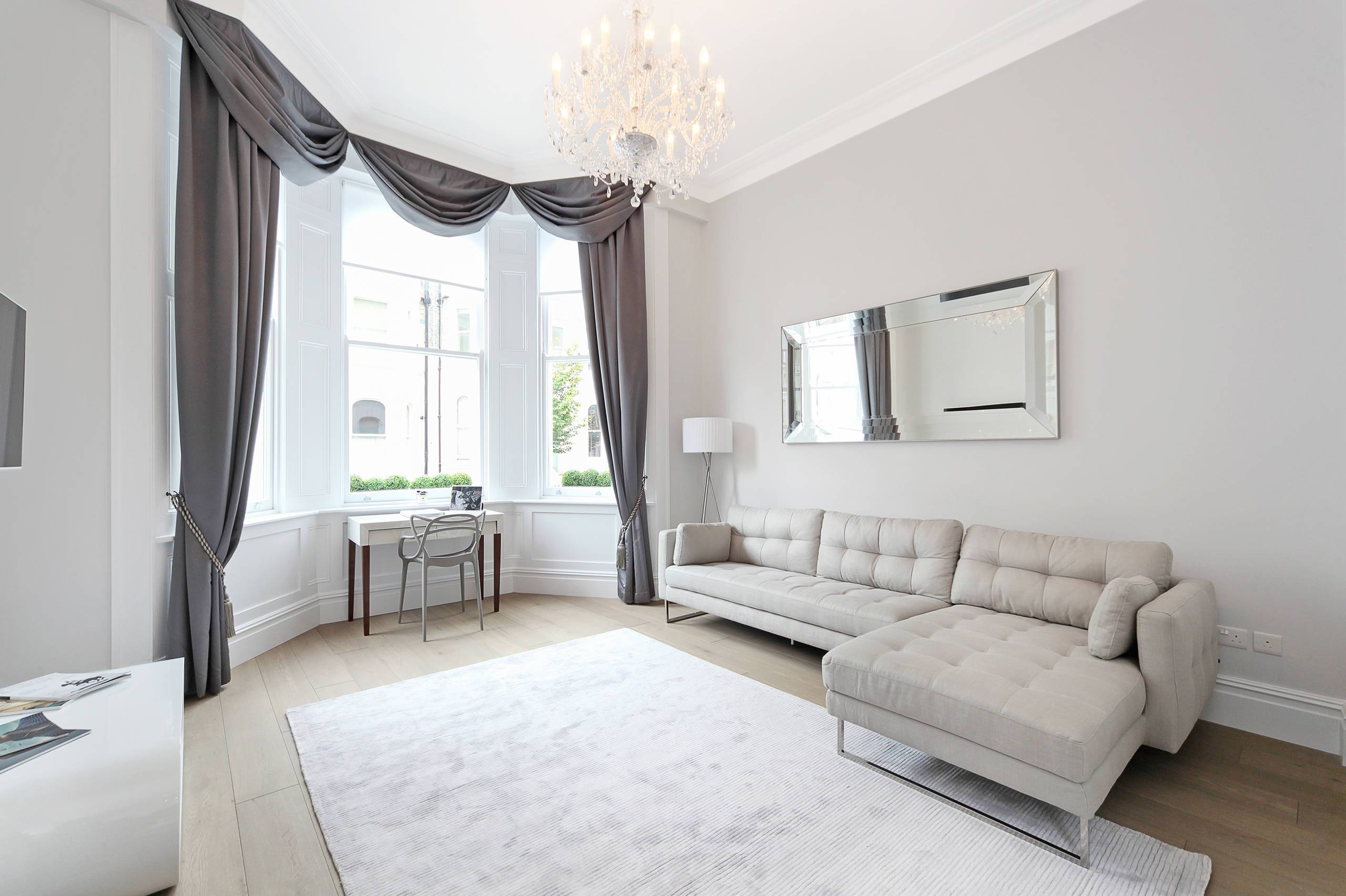 Light grey is a year-round choice (from Houzz)