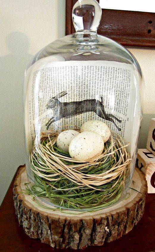 spring-book-page-art-crafts-easter-decorations-repurposing-upcycling