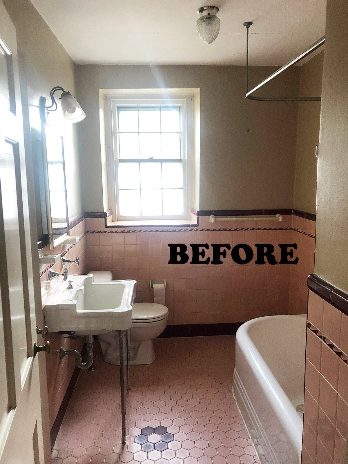 Before Pink Art Deco Bathroom [Photo by Airy Kitchen]