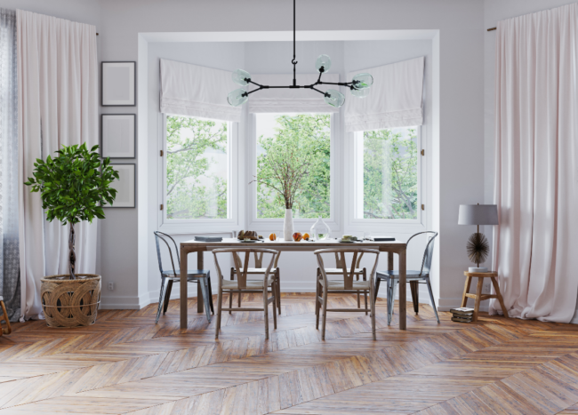 How To Choose The Right Blinds For Your Home Decoist   Dining Room 86754 650x467 