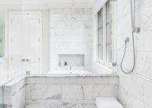 marble shower bench walk in shower chrome fixtures