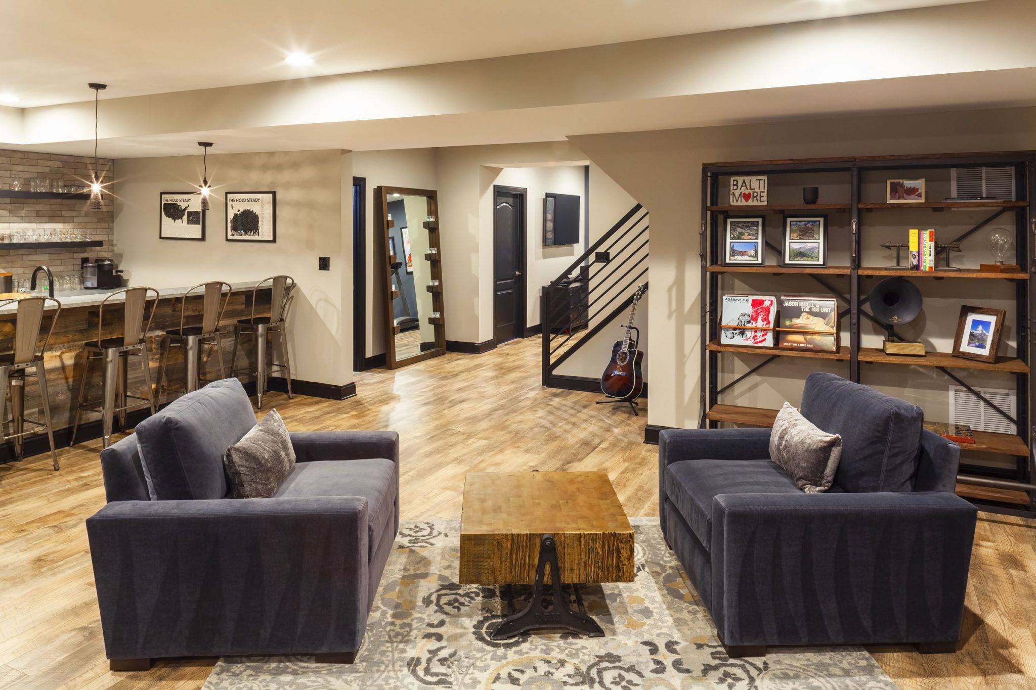 Design Inspiration for Finishing a Basement Decoist