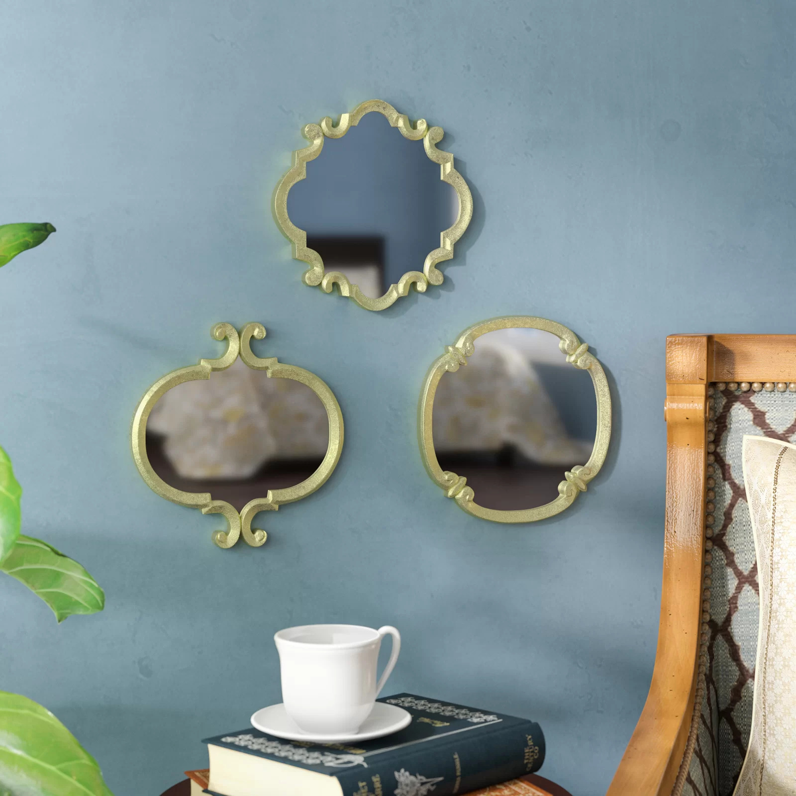 Contemporary Glam Mirror Set from Wayfair
