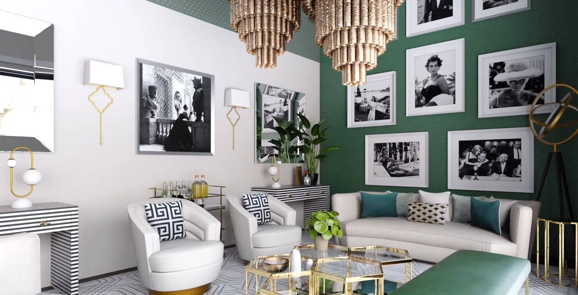 Living Room Glam Styling Tips - HV Design Group