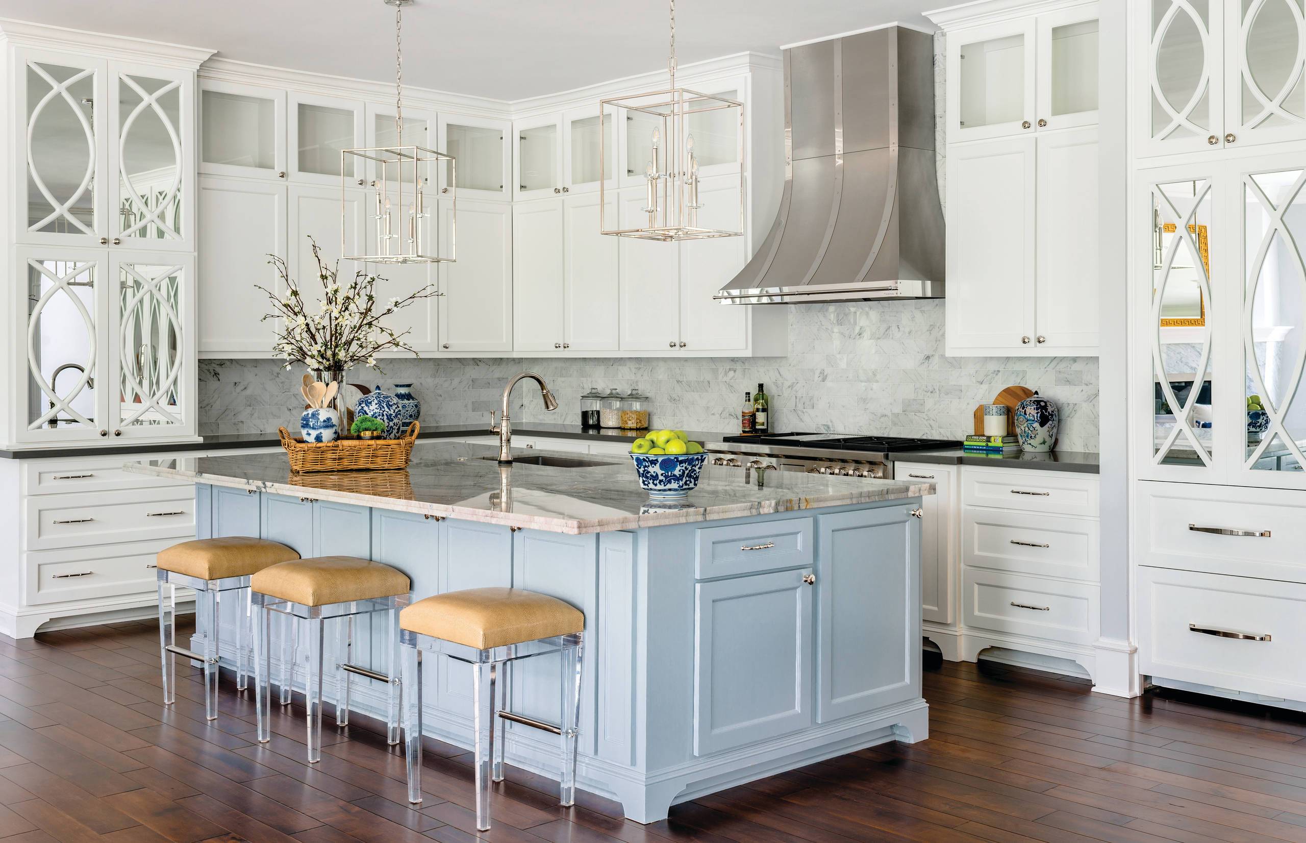 Galley kitchen island (from Houzz)