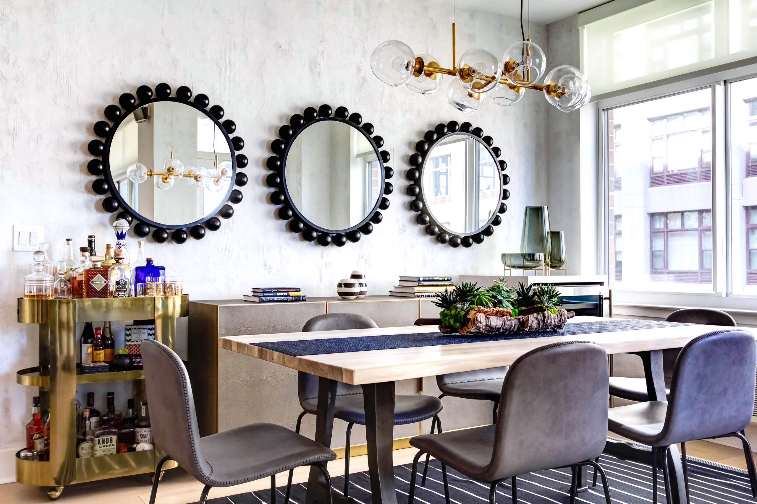Mirrors for dining room (from Houzz)