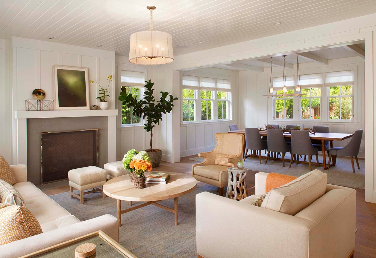 Modern farmhouse décor looks inviting (from Houzz)