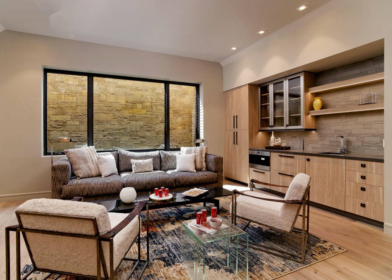 Walk out basements can be turned into an individual apartment (from Houzz)