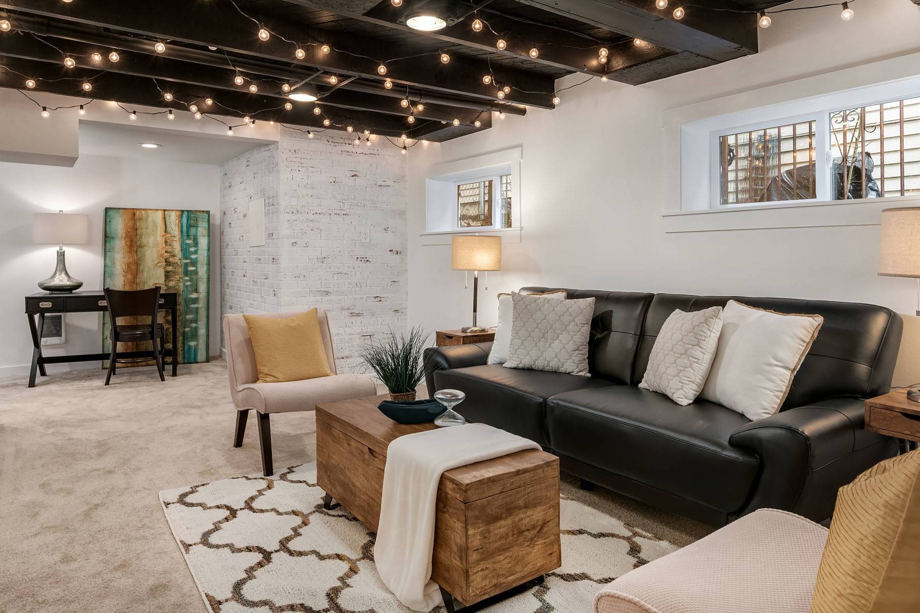 basement will feel like a living space (from Houzz)