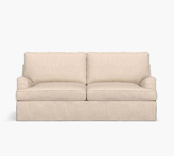 English Arm Slipcovered Sofa (from Pottery Barn)