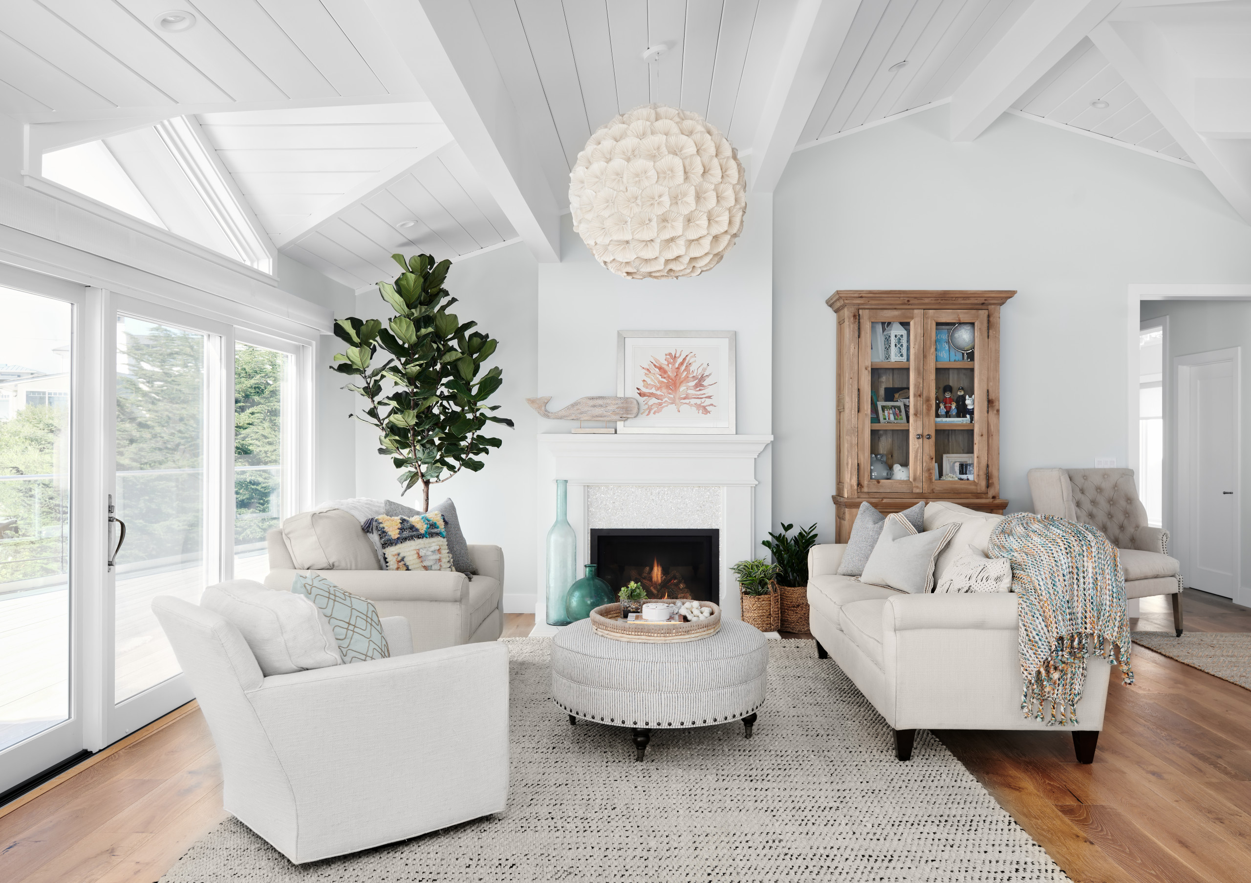 Modern coastal style (from Houzz)