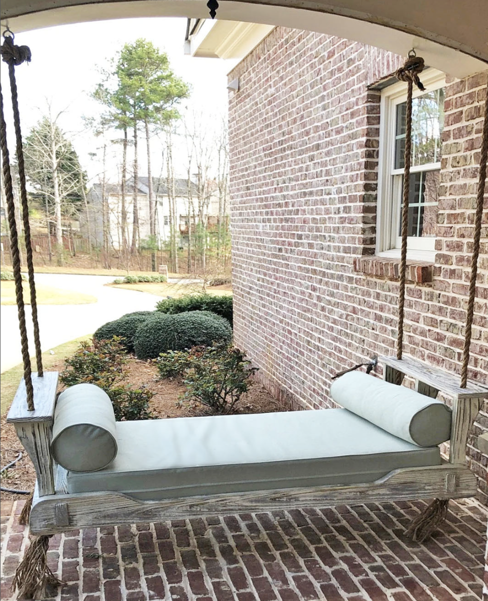 backless porch swing