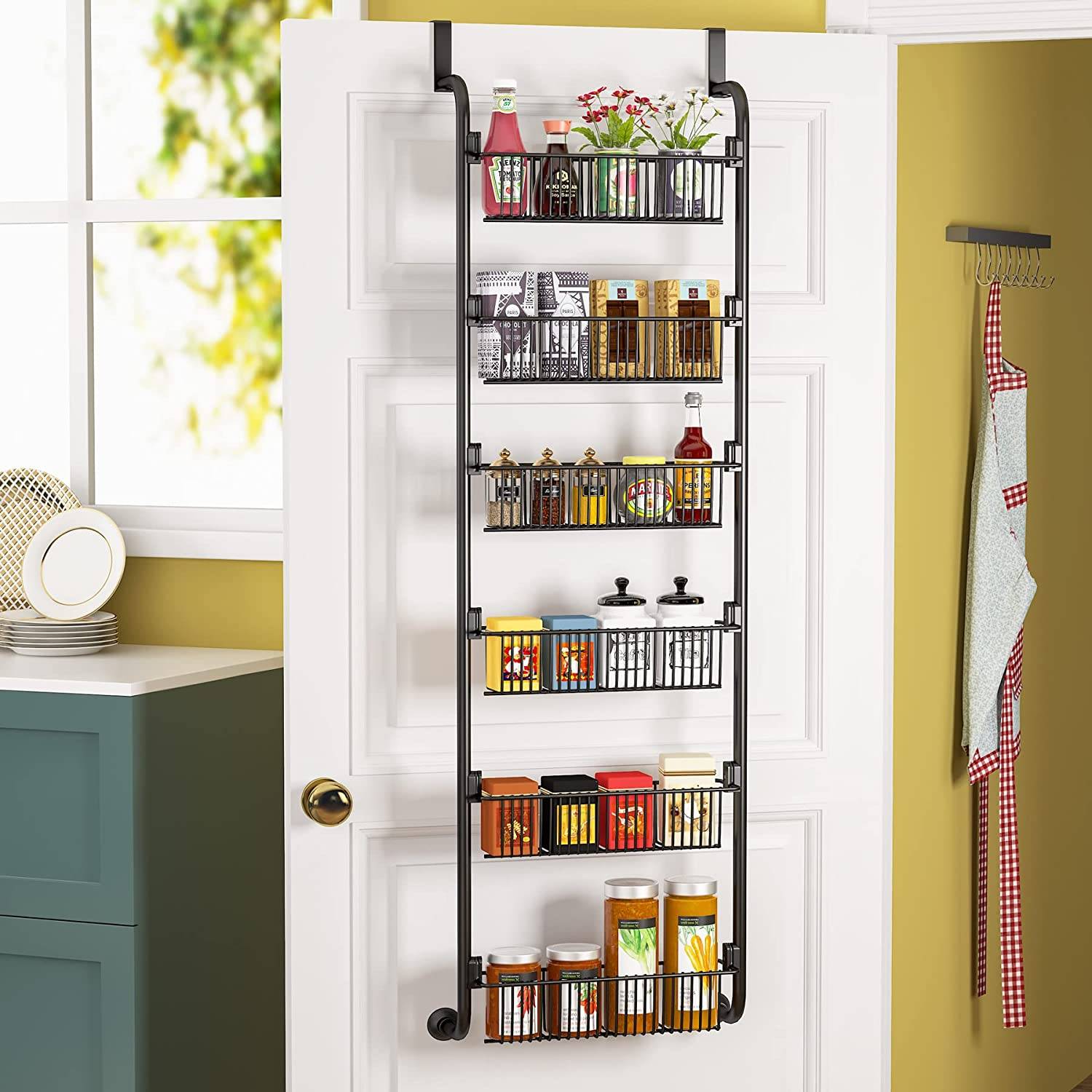 hanging shelf storage, Creative Ways To Use Hanging Storage In Your Kitchen, Decoist