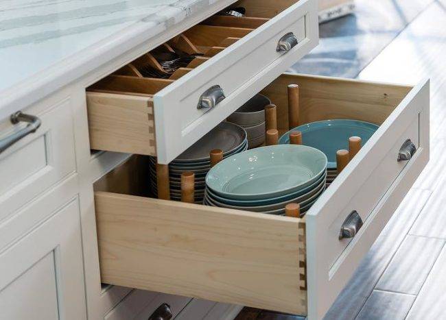 peg plate dividers open drawer kitchen island