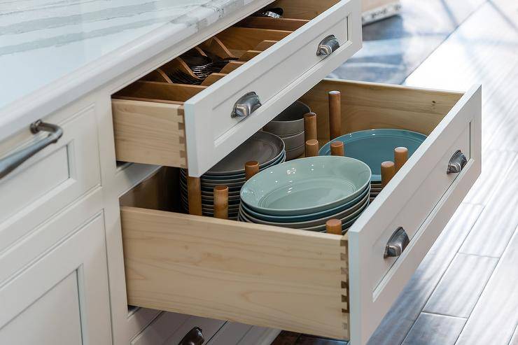 peg plate dividers open drawer kitchen island