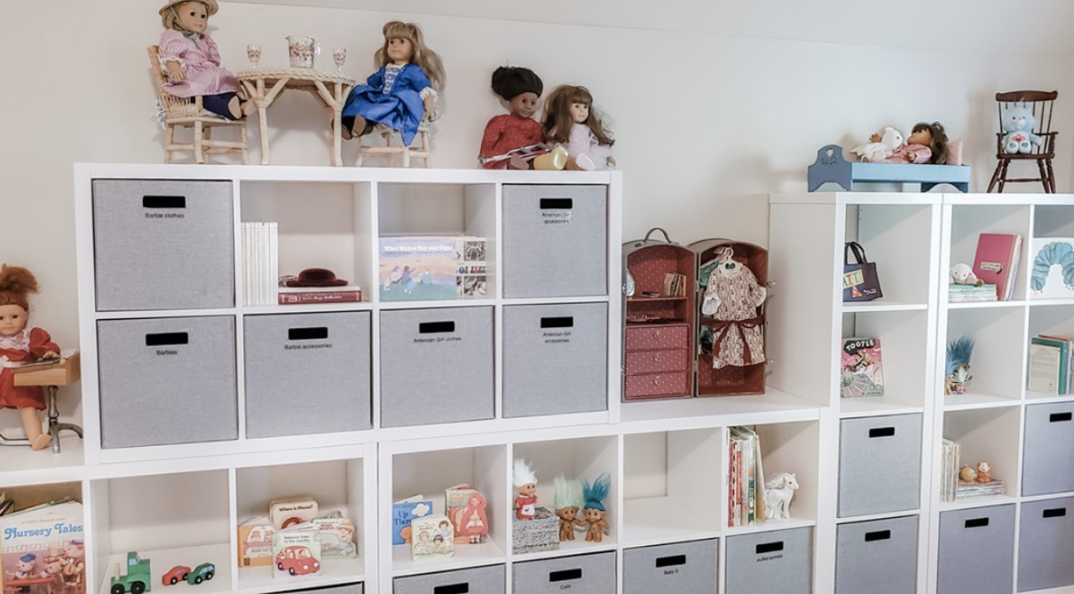 Slim shop toy storage