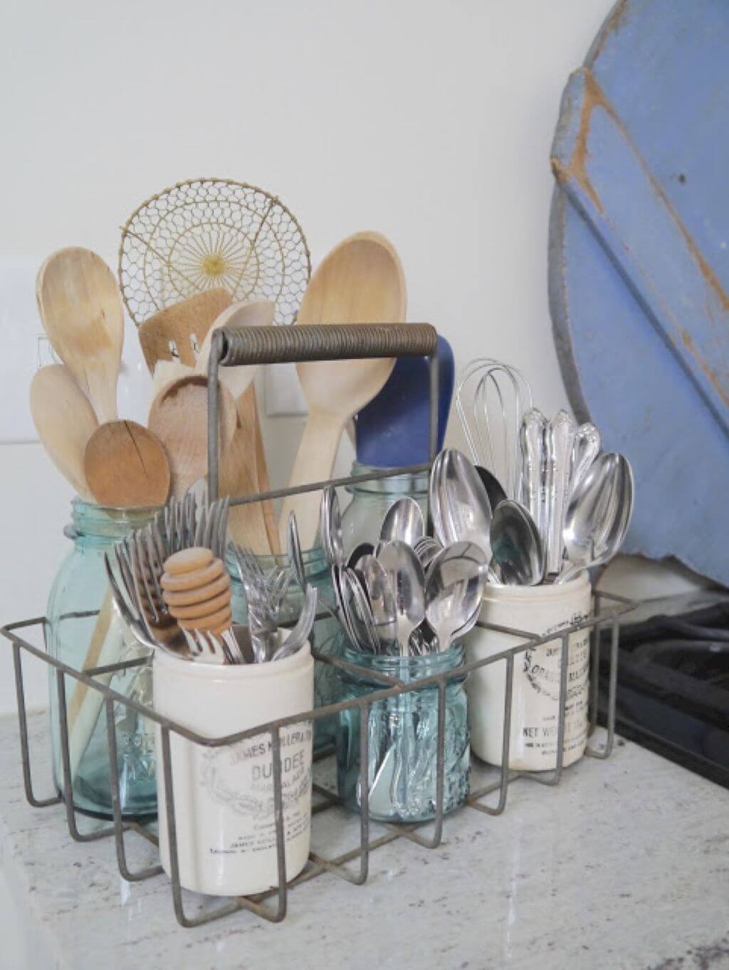 Japanese Style Utensil Holder, Kitchen Storage Solutions