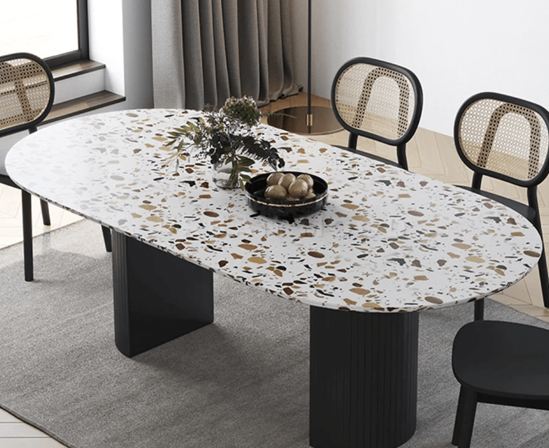 terrazzo dining table