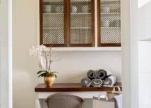 wood frame wire mesh cabinets