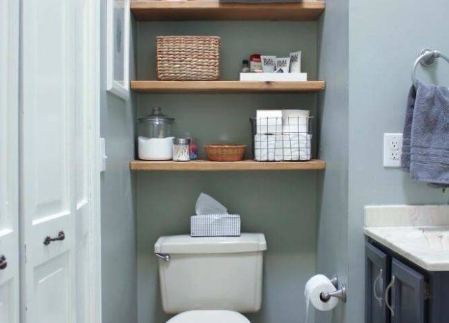 Smart Over the Toilet Storage Solutions [42 Chic Options!] | Decoist