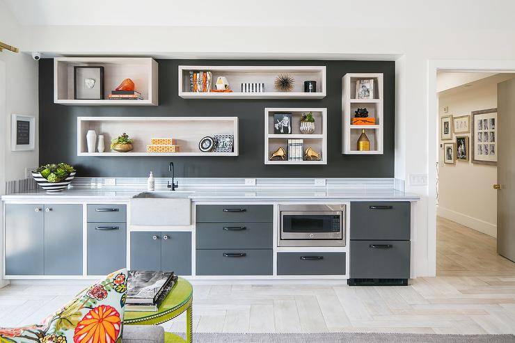 Modern Basement Kitchenette