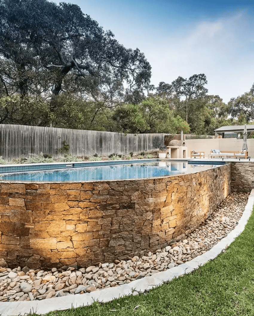 15 Creative Rectangle Above Ground Pool Landscaping Ideas You Need To See 