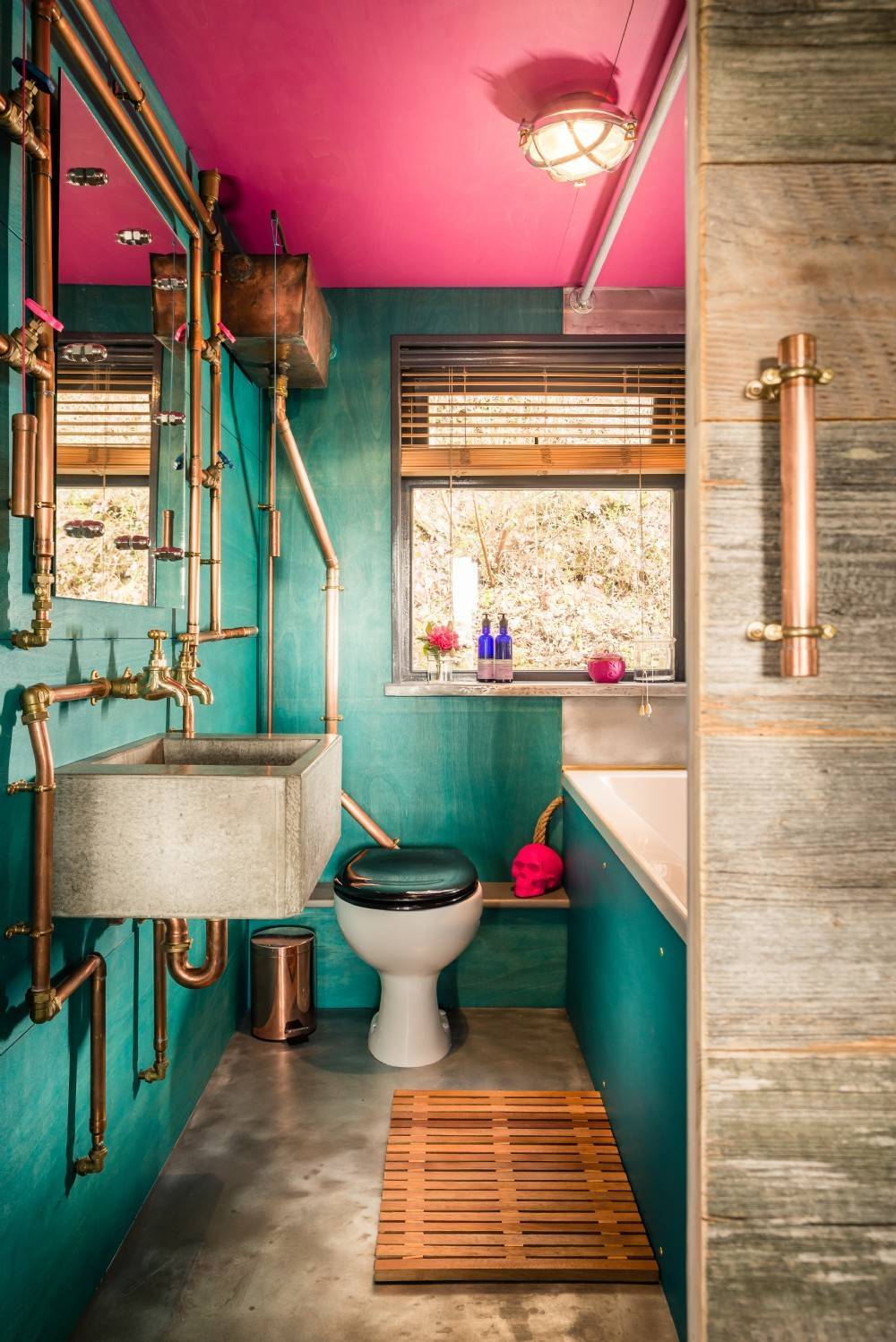 steampunk bathroom