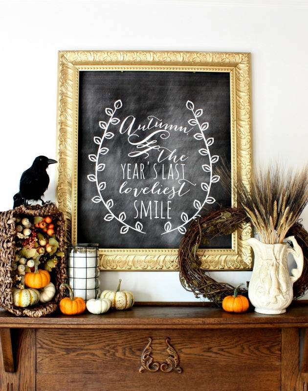 Cottage style mantel